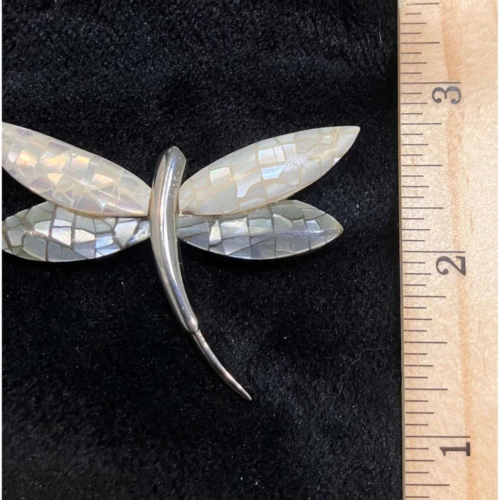 Dragonfly Brooch Pin Lot Women Multicolor Enamel Mother of Pearl